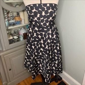 J Crew strapless silk dress. NWT. Size 6.